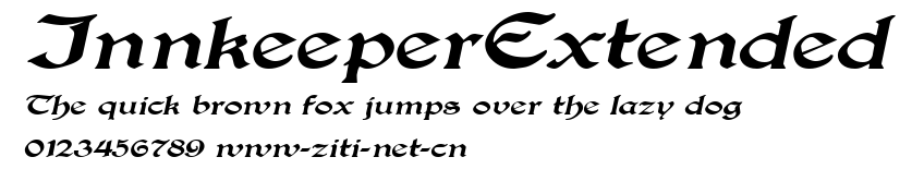 InnkeeperExtended.ttf字體轉換器圖片