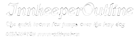 InnkeeperOutline.ttf字體轉換器圖片