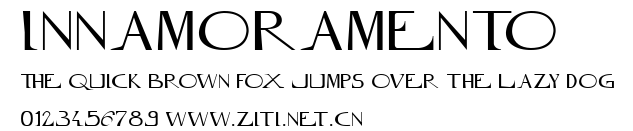 Innamoramento.ttf字體轉換器圖片