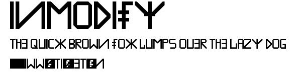 Inmodify.ttf字體轉換器圖片