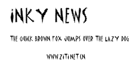 Inky News.ttf字體轉換器圖片