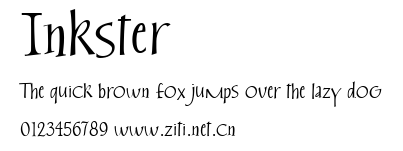 Inkster.ttf字體轉換器圖片