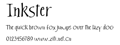 Inkster.ttf字體轉換器圖片