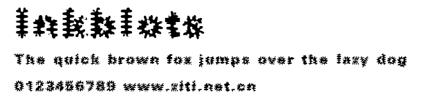 Inkblots.ttf字體轉換器圖片