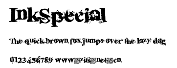 InkSpecial.ttf字體轉換器圖片