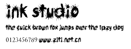 Ink Studio.ttf字體轉換器圖片