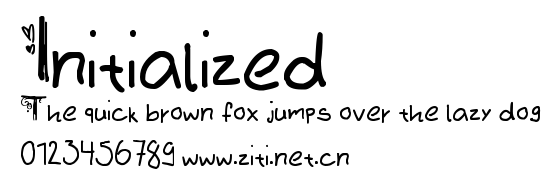Initialized.ttf字體轉換器圖片