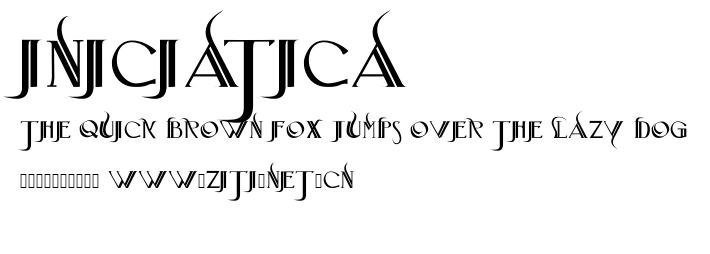 Iniciatica.ttf字體轉換器圖片