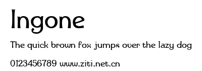 Ingone.ttf字體轉換器圖片