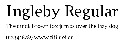 Ingleby Regular.ttf字體轉換器圖片