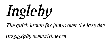 Ingleby.ttf字體轉換器圖片