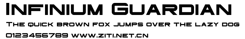 Infinium Guardian.ttf字體轉換器圖片