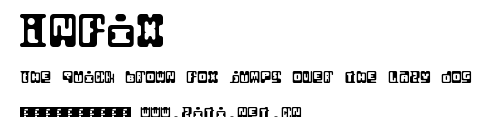 Infix.ttf字體轉換器圖片