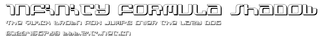 Infinity Formula Shadow.ttf字體轉換器圖片