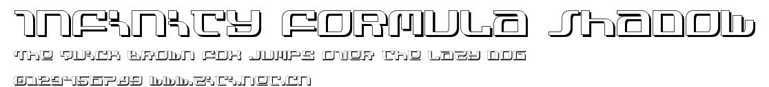 Infinity Formula Shadow.ttf字體轉換器圖片