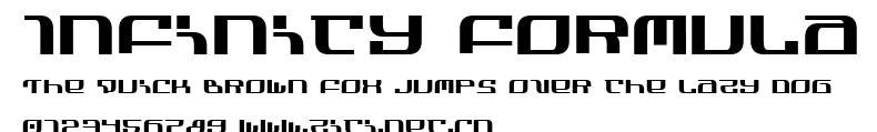 Infinity Formula.ttf字體轉換器圖片