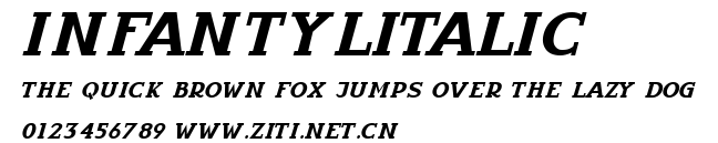 InfantylItalic.ttf字體轉換器圖片