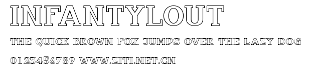 InfantylOut.ttf字體轉換器圖片