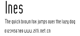 Ines.ttf字體轉換器圖片