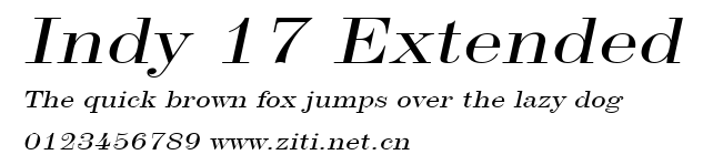 Indy 17 Extended.ttf