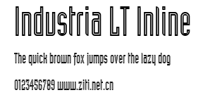 Industria LT Inline.ttf