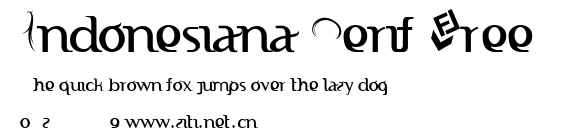 Indonesiana Serif Free ;).ttf字體轉換器圖片