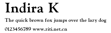 Indira K.ttf字體轉換器圖片