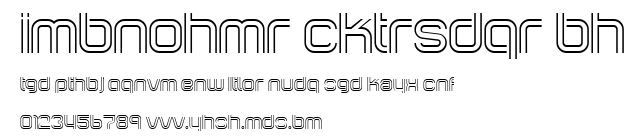 Incopins Clusters Bi.ttf字體轉換器圖片