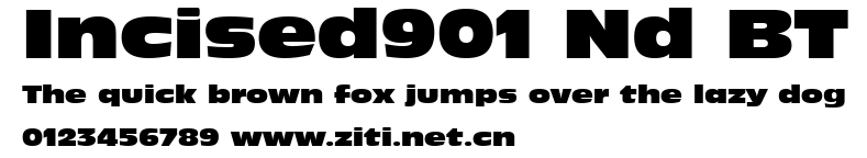 Incised901 Nd BT.ttf字體轉換器圖片