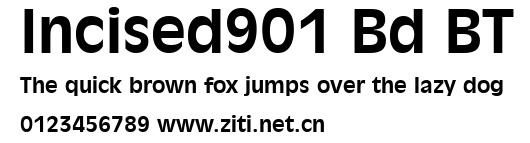 Incised901 Bd BT.ttf字體轉換器圖片