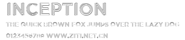 Inception.ttf字體轉換器圖片