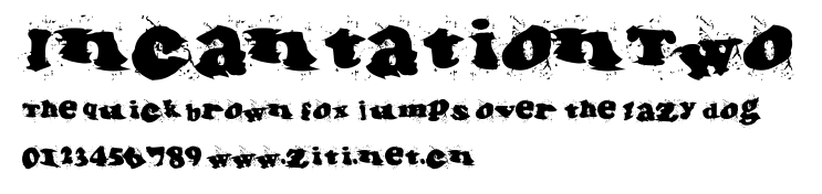 IncantationTwo.ttf字體轉換器圖片