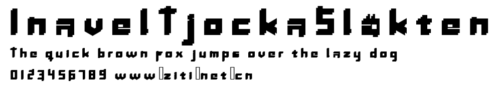 InavelTjockaSläkten.ttf字體轉換器圖片
