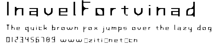 InavelFortvinad.ttf字體轉換器圖片