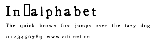 In_alphabet.ttf字體轉換器圖片