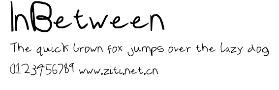InBetween.ttf字體轉換器圖片