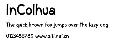 InColhua.ttf字體轉換器圖片