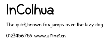 InColhua.ttf字體轉換器圖片