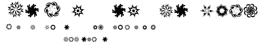 In The Zone Dingbats.ttf字體轉換器圖片