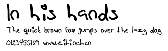In his hands.ttf字體轉換器圖片