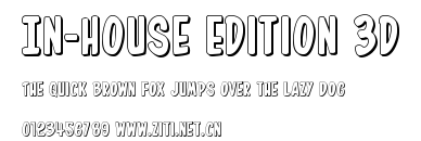 In-House Edition 3D.ttf字體轉換器圖片
