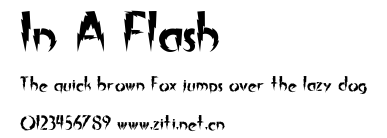 In A Flash.ttf字體轉換器圖片