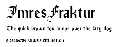 ImresFraktur.ttf字體轉換器圖片