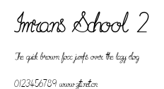 Imrans School 2.ttf字體轉換器圖片