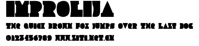 Improlija.ttf字體轉換器圖片