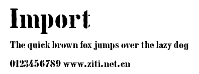 Import.ttf字體轉換器圖片