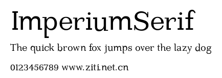 ImperiumSerif.ttf字體轉換器圖片
