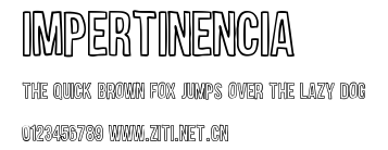 Impertinencia.ttf字體轉換器圖片