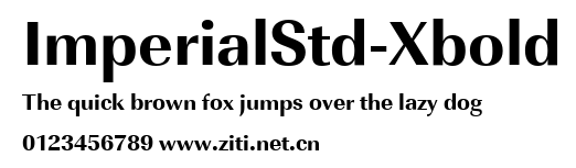 ImperialStd-Xbold.ttf字體轉換器圖片