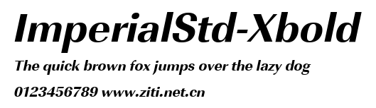 ImperialStd-Xbold.ttf字體轉換器圖片